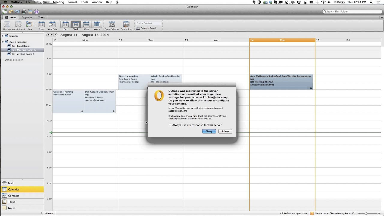 shared ical on outlook for mac
